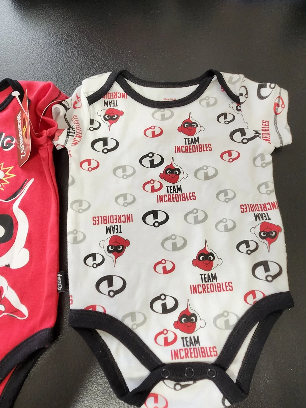 Incredibles Baby Jack Jack Bodysuit 2 Piece Set Super Power Hero Movie Fan New
